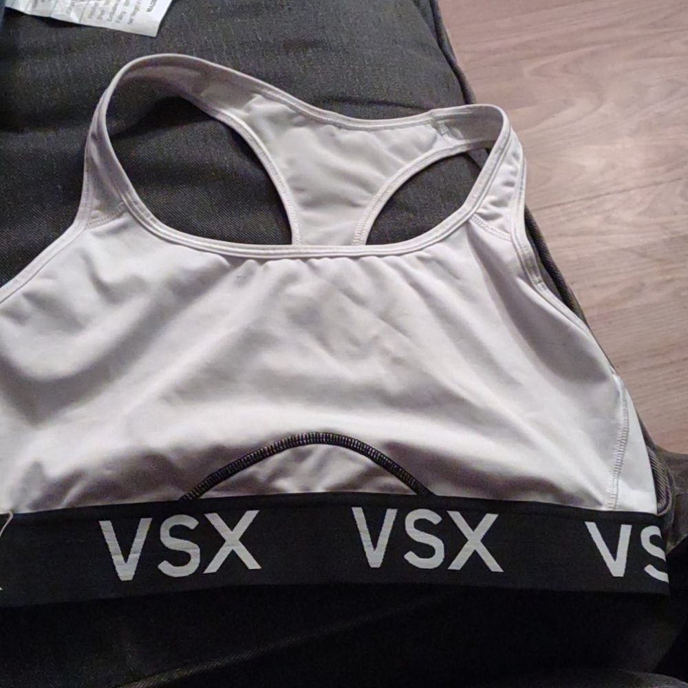 Two gently used sports bras